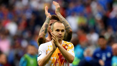 Italia-Spagna, Iniesta: «Azzurri più efficaci»