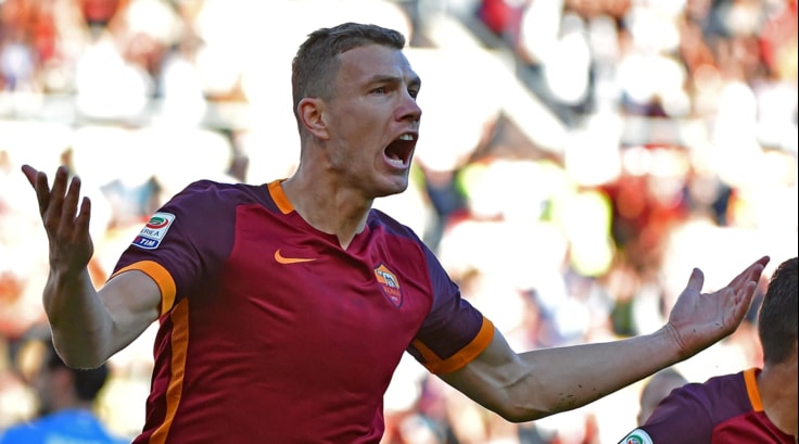 Calciomercato, Dzeko: «Voglio tutto con la Roma»