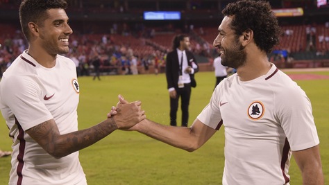 Dzeko e Salah fanno bella la Roma