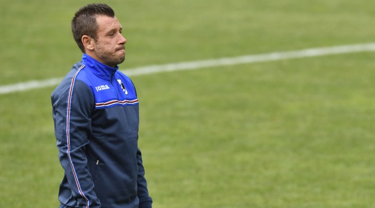 Sampdoria, Cassano sogna l'Entella Sampdoria, Cassano sogna l'Entella