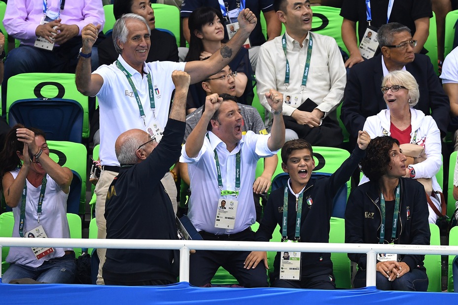 Rio 2016, Renzi: «Oroglioso degli azzurri» Rio 2016, Renzi: «Oroglioso degli azzurri»