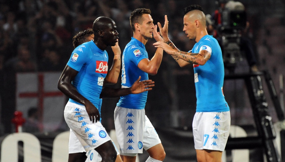 Serie A, Napoli-Milan 4-2. Milik show, risolve Callejon