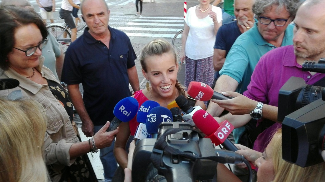 La Cagnotto e Chamizo... con i Negramaro