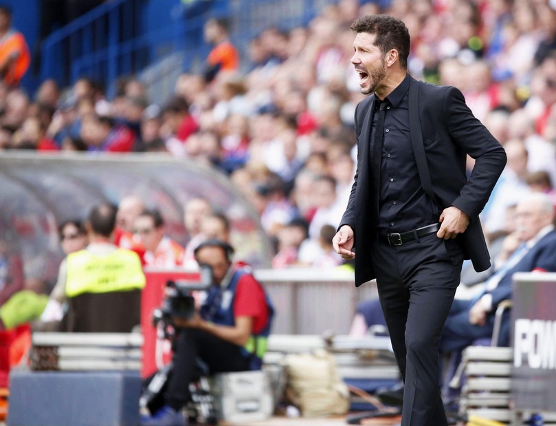 Liga: Barcellona-Atletico, Simeone travolto in lavagna