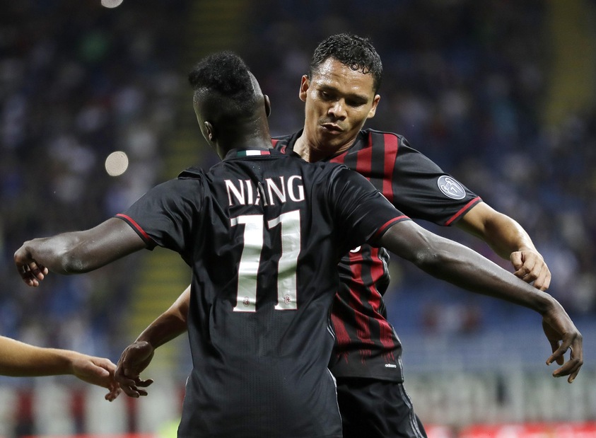 Serie A Milan-Lazio 2-0: San Siro è ancora tabù, decidono Bacca e Niang