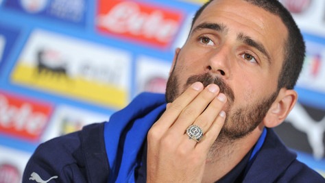 Italia, Bonucci parla del figlio e si commuove