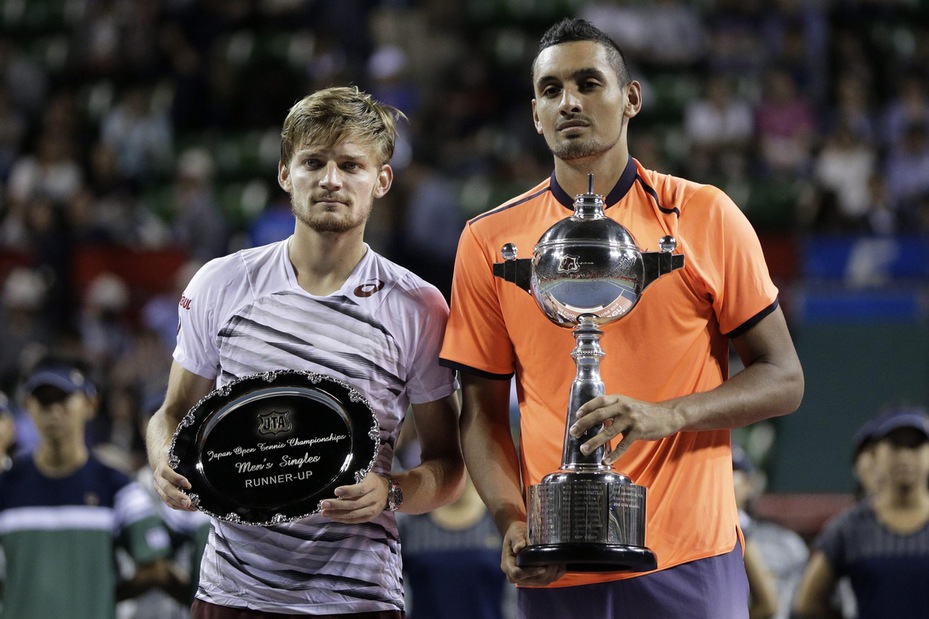 Tennis, Kyrgios vince Japan Open: battuto Goffin in finale