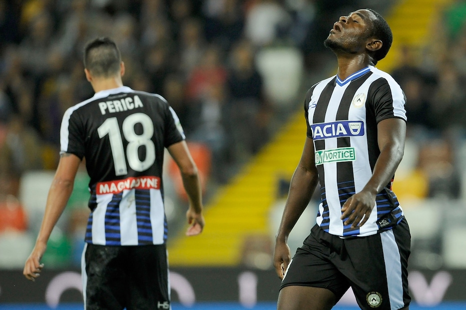 Serie A Udinese, Badu stop: gastroenterite
