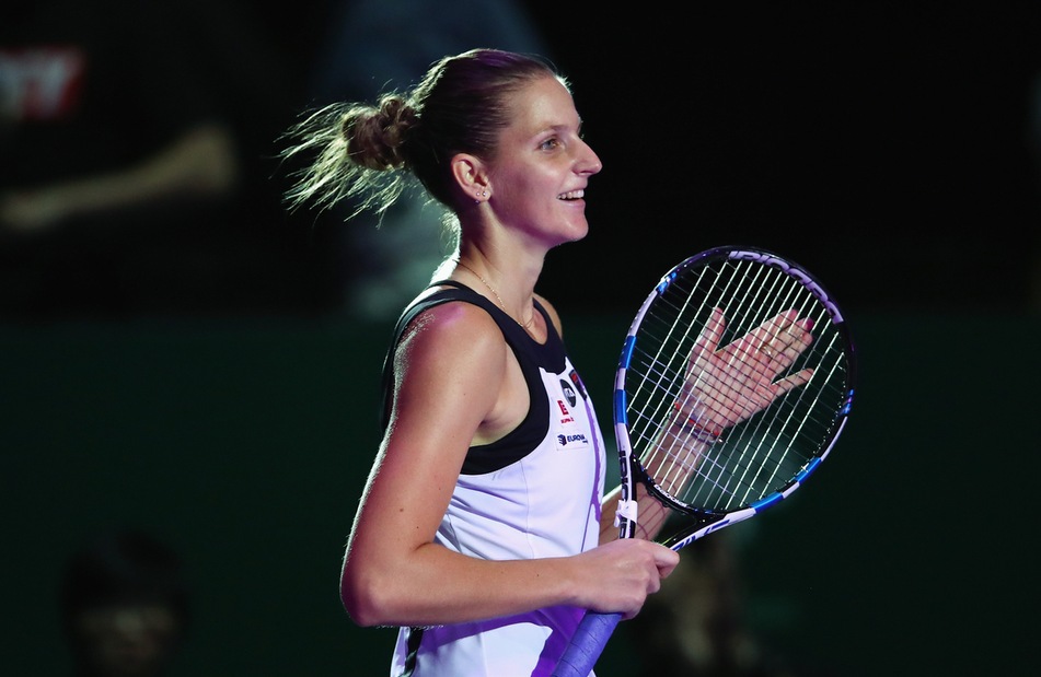 Tennis, Wta finals: avanza la Pliskova