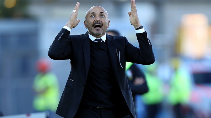 Roma, Spalletti: «Scelte sbagliate sotto porta»