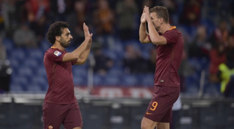 Roma, Salah-Dzeko il meglio d'Europa