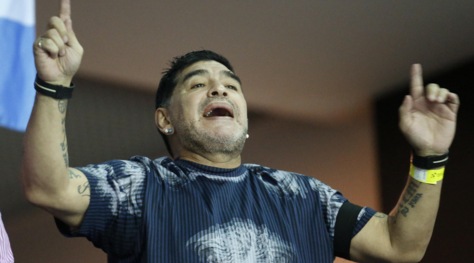 De Laurentiis, Vacanze di Natale con Maradona