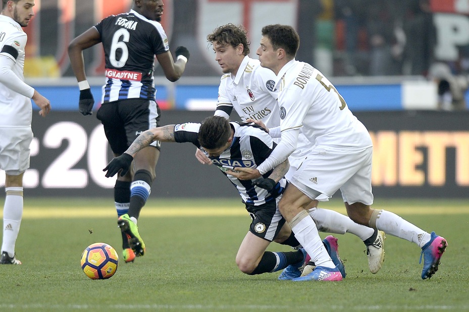 Serie A, Udinese-Milan 2-1, il tabellino