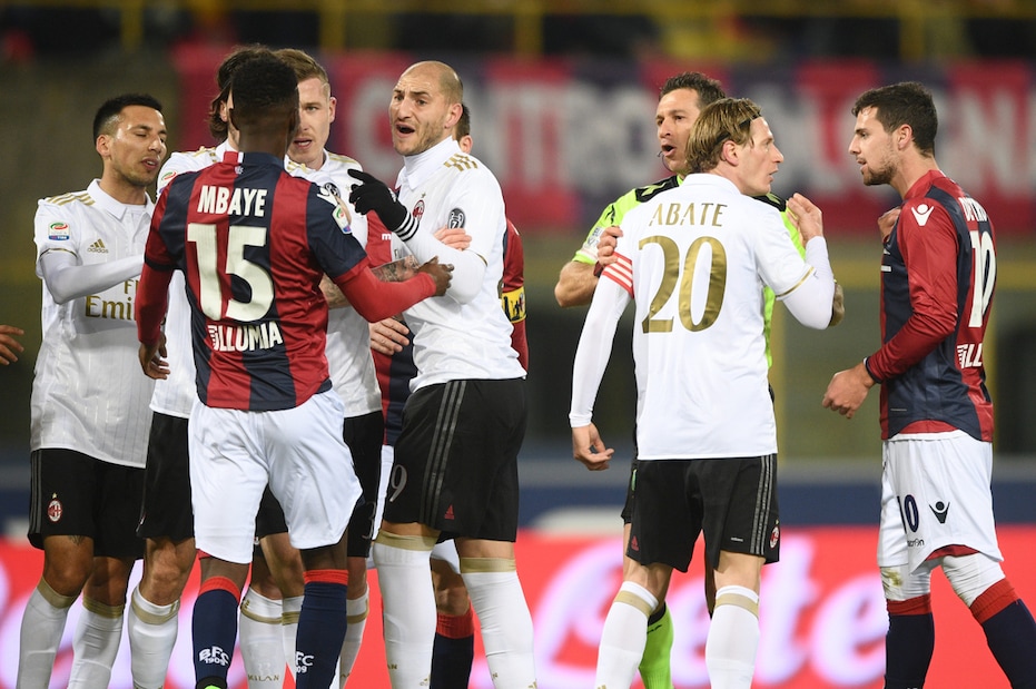 Serie A Bologna-Milan 0-1, il tabellino
