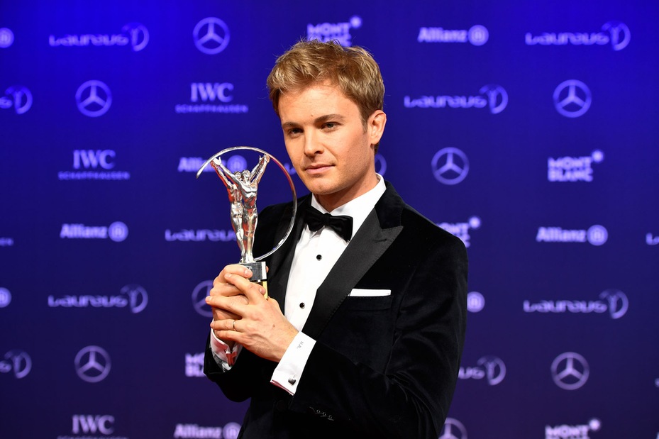 F1: Nico Rosberg premiato ai Laureus Award