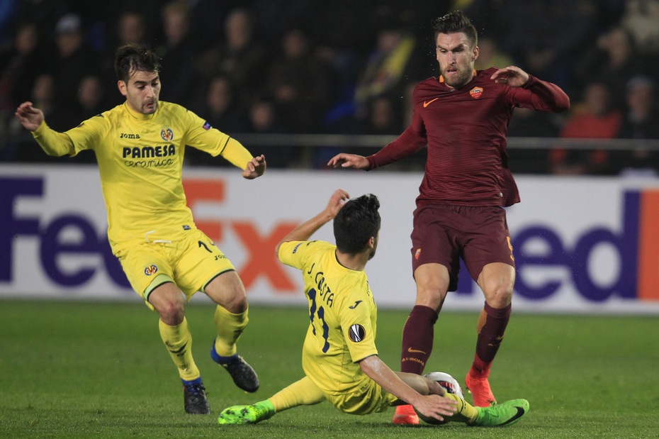 Europa League Villarreal-Roma 0-4, il tabellino