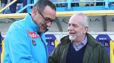 Napoli, De Laurentiis-Sarri: divergenze che passeranno