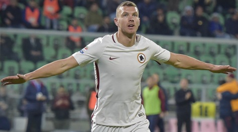 Roma, Dzeko: «Lione? Siamo forti, dimostriamolo»