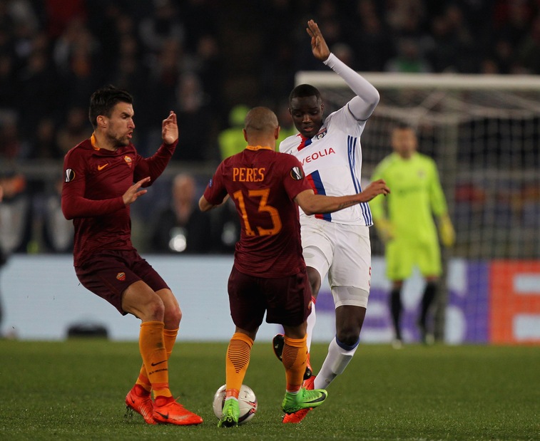 Europa League Roma-Lione 2-1, il tabellino