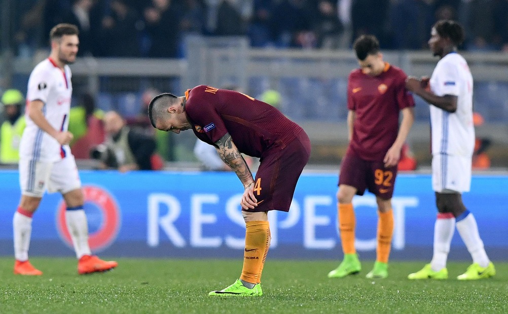 Europa League, Nainggolan: «Roma. un'eliminazione che brucia»