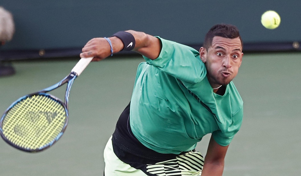 Indian Wells, Kyrgios ko per un'intossicazione: Federer avanza