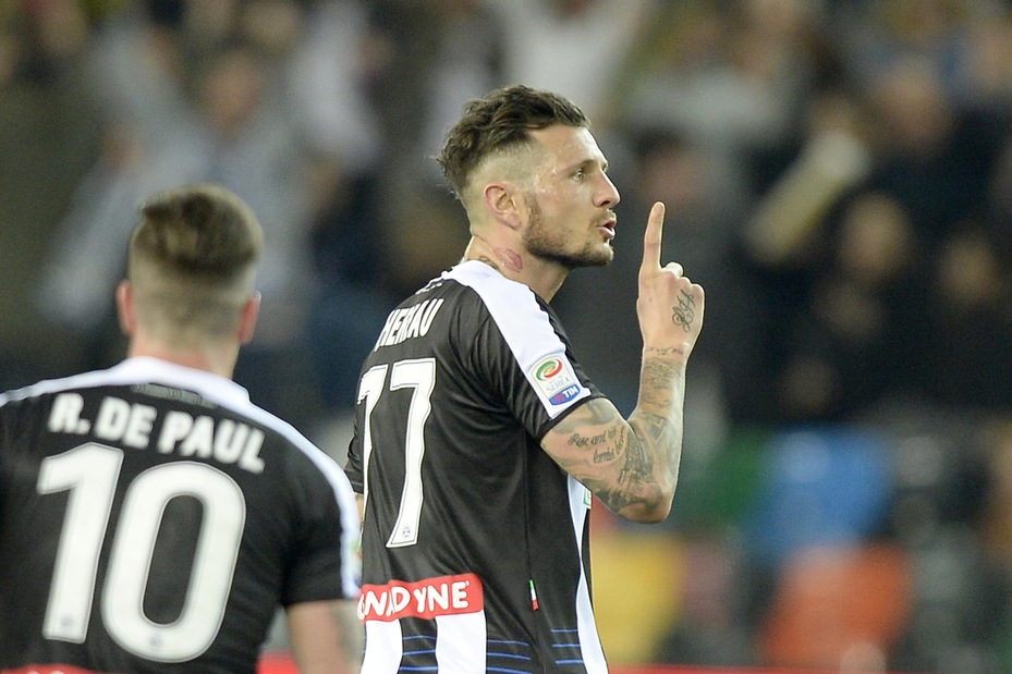 Serie A, Udinese-Rudar 6-0: la sblocca Thereau