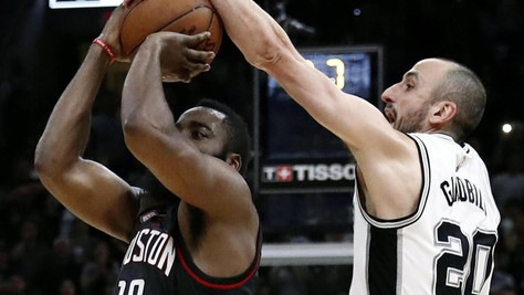 Ginobili stoppa Harden, gara5 è degli Spurs