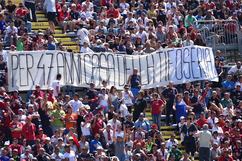 Addio al Sant'Elia, con un sorriso