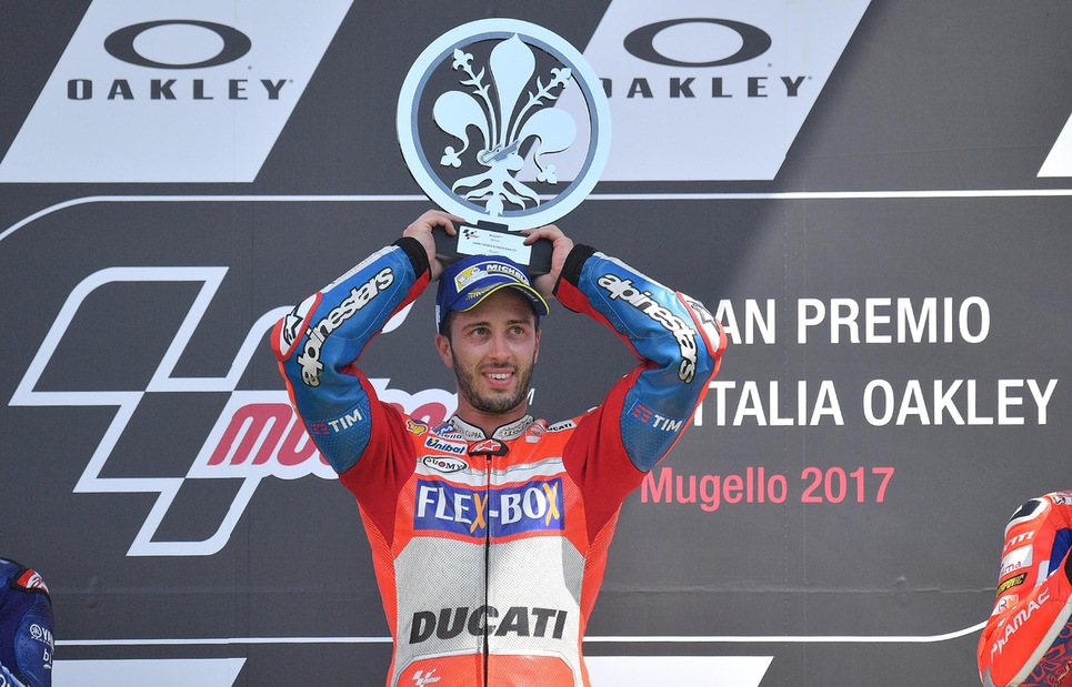 MotoGp Mugello: successo Dovizioso, Rossi quarto