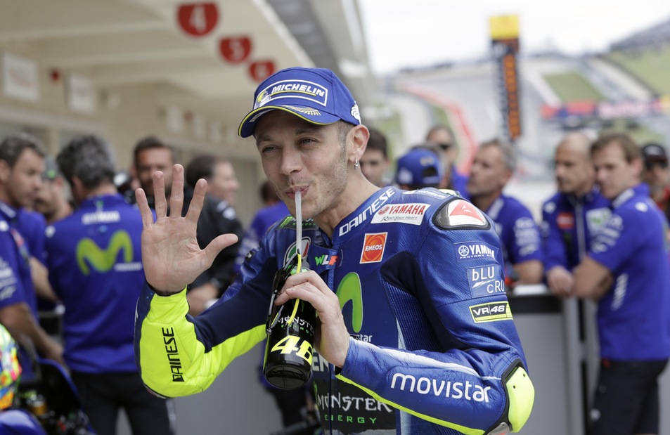 MotoGp Yamaha, Rossi: «Giornata positiva» MotoGp Yamaha, Rossi: «Giornata positiva»