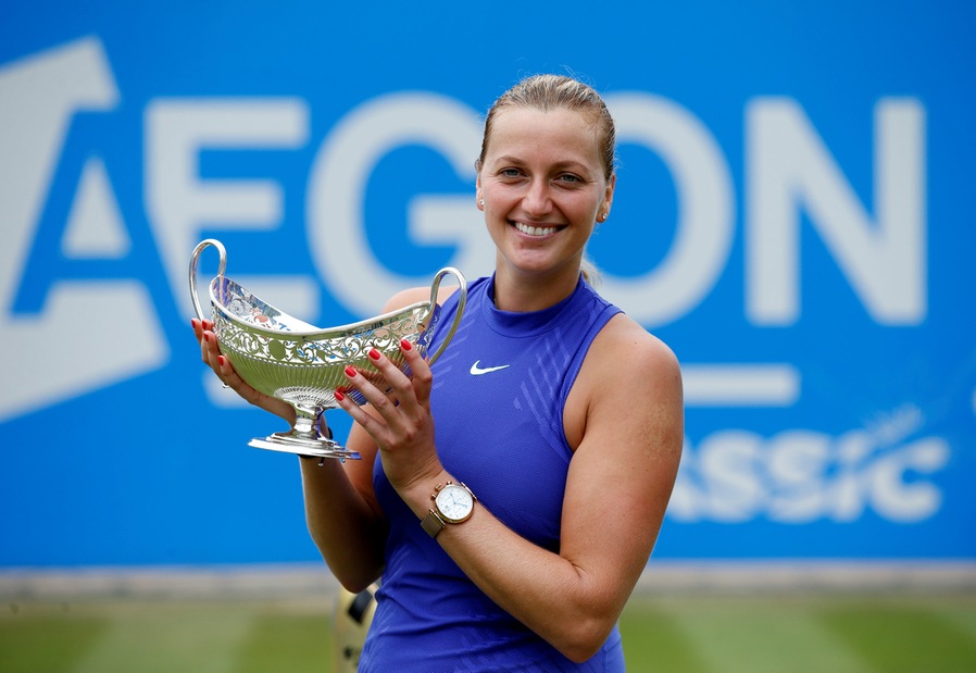 Tennis: Kvitova saluta Eastbourne, problemi addominali