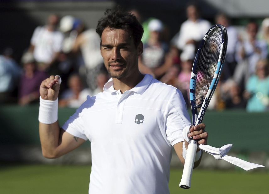 Wimbledon, in quota avanza Fognini