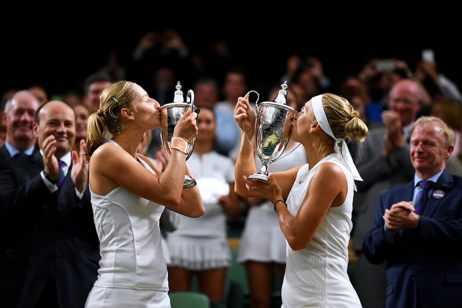 Wimbledon: finale doppio donne, dominio Makarova-Vesnina