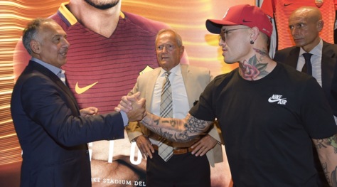 Calciomercato Roma, Pallotta: «Il rinnovo di Nainggolan è fatto»