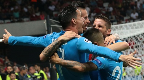 Champions League, Nizza-Napoli 0-2: Callejon-Insigne, Sarri ai gironi