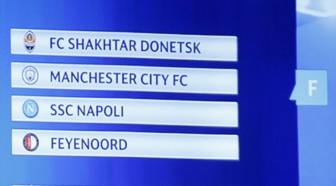 Champions, il calendario Napoli