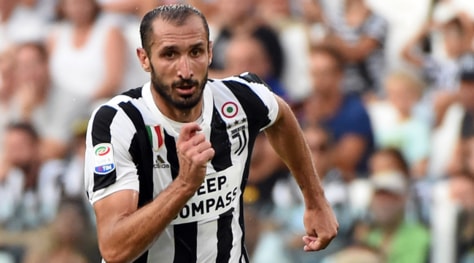 Barcellona-Juventus, Chiellini si allena
