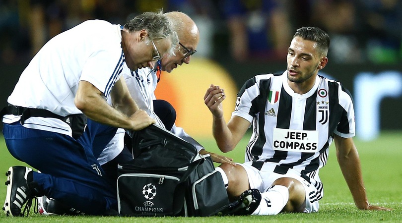 Juventus, lesione parziale tibio-peroneale per De Sciglio