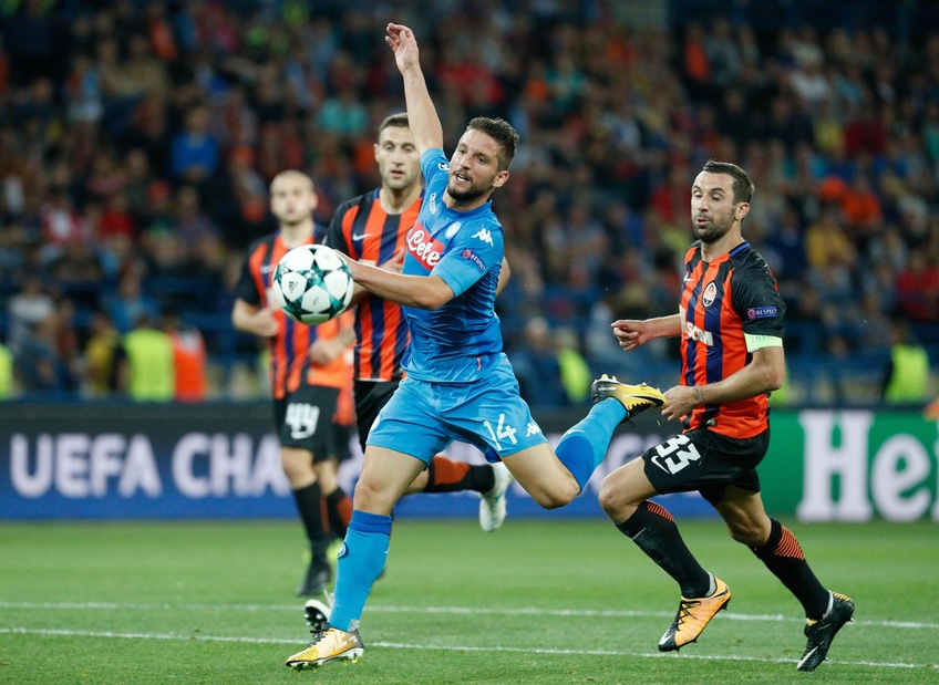 Champions, Napoli-Shakhtar in chiaro