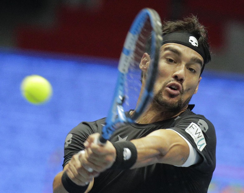 Tennis, China Open: Fognini vince al debutto