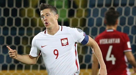 Polonia, sei gol all'Armenia. Vince la Rep.Ceca