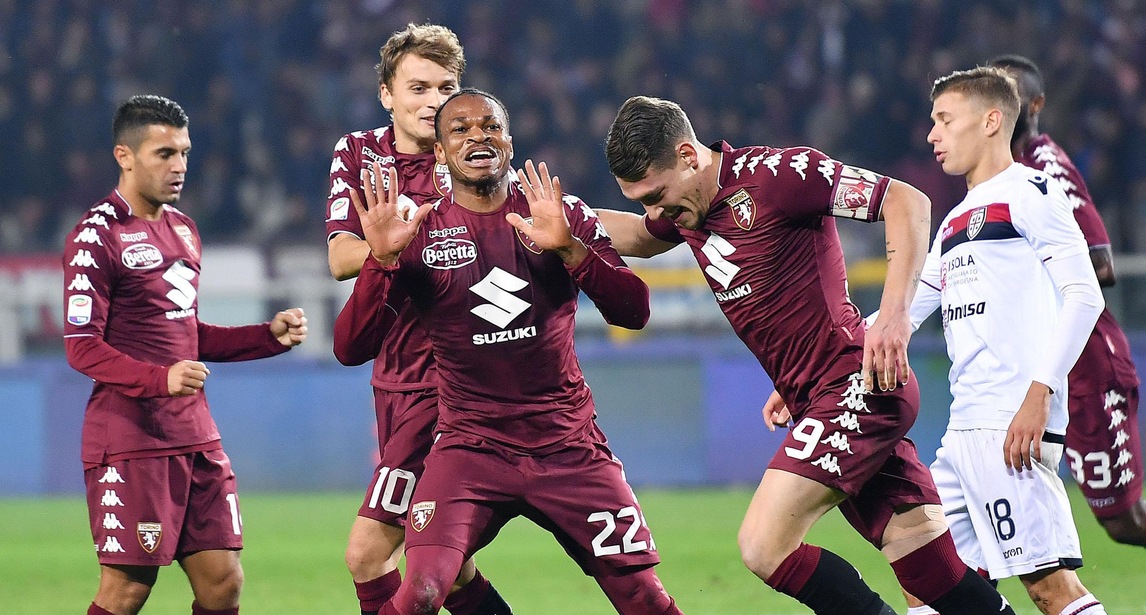 Serie A Torino-Cagliari 2-1, il tabellino