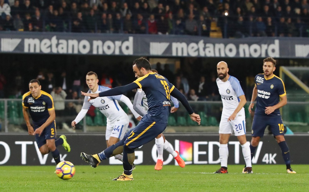 Serie A Verona-Inter 1-2, il tabellino