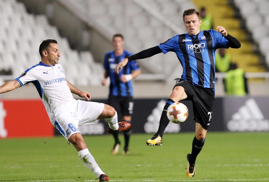 Europa League, Apollon Limassol-Atalanta 1-1: il tabellino
