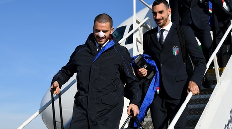 Italia a Milano. Naso rotto per Bonucci, giocherà con la maschera