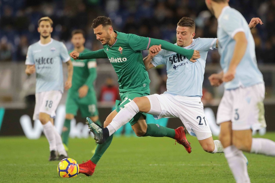 Serie A Lazio-Fiorentina 1-1, il tabellino