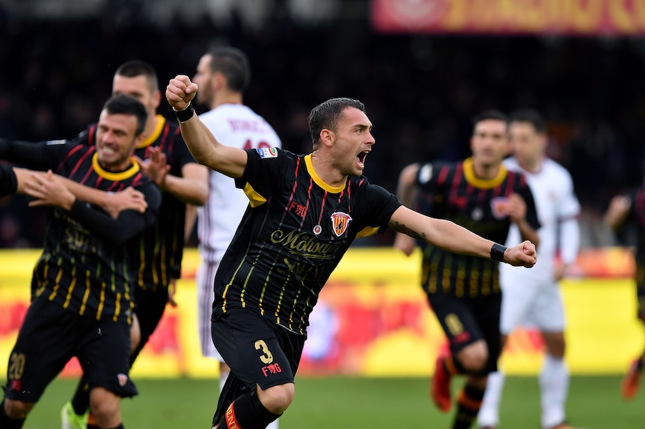 Serie A Benevento-Milan 2-2, il tabellino
