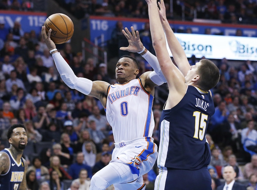 Westbrook salva i Thunder, Warriors ko con Denver