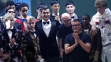 Dybala modello per Dolce&Gabbana