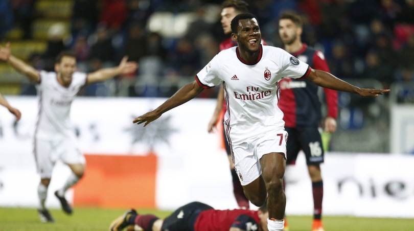 Cagliari-Milan 1-2: decide la doppietta di Kessié